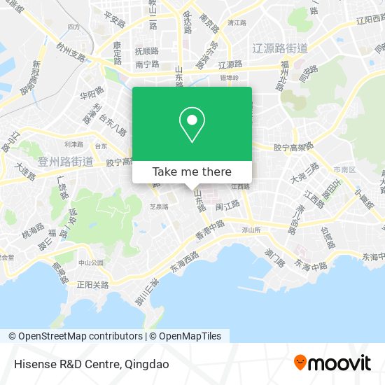 Hisense R&D Centre map