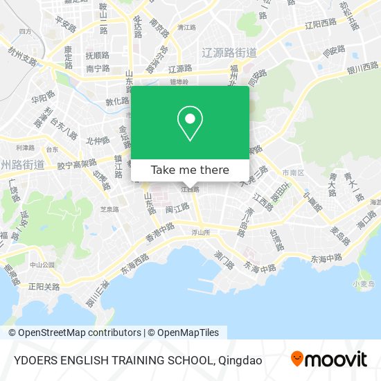 YDOERS ENGLISH TRAINING SCHOOL map