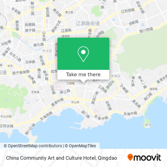 China Community Art and Culture Hotel map