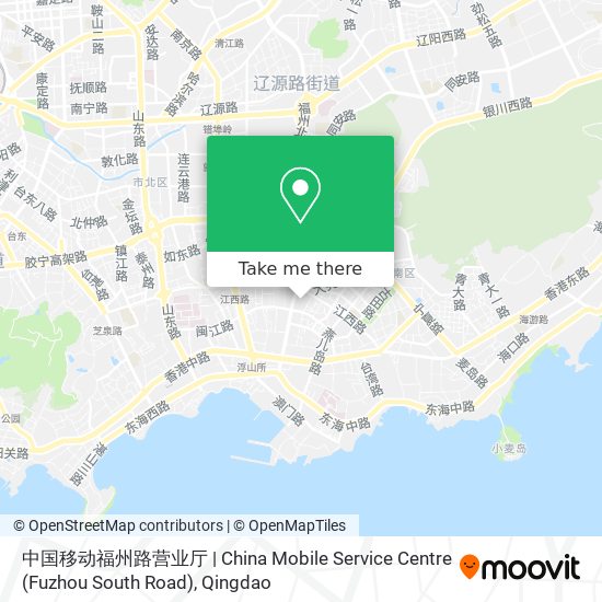 中国移动福州路营业厅 | China Mobile Service Centre (Fuzhou South Road) map