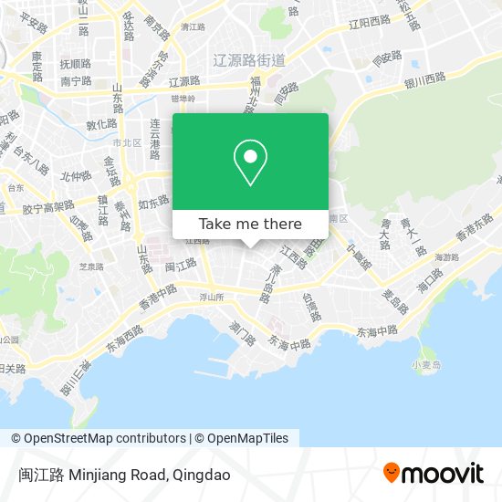 闽江路 Minjiang Road map