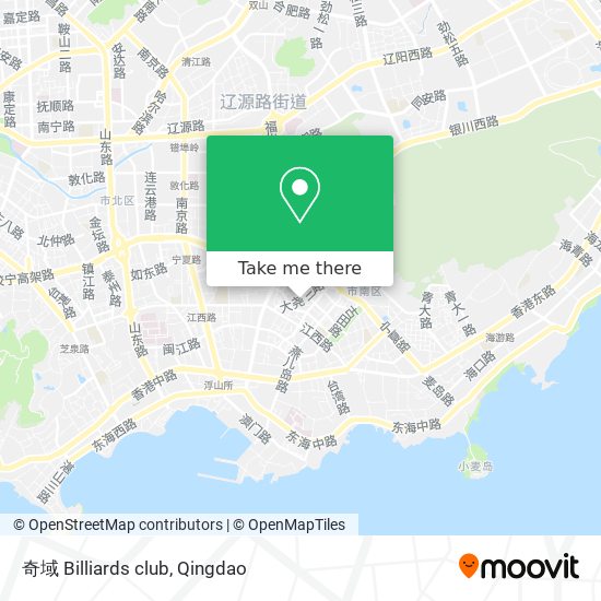 奇域 Billiards club map