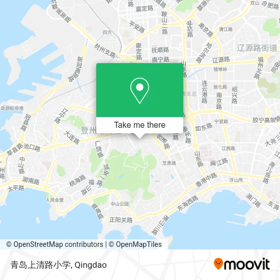 青岛上清路小学 map