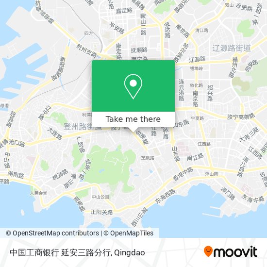 中国工商银行 延安三路分行 map