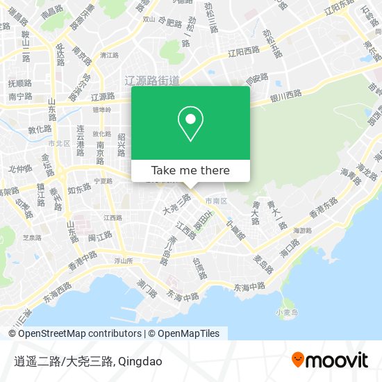 逍遥二路/大尧三路 map