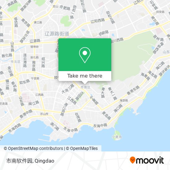 市南软件园 map