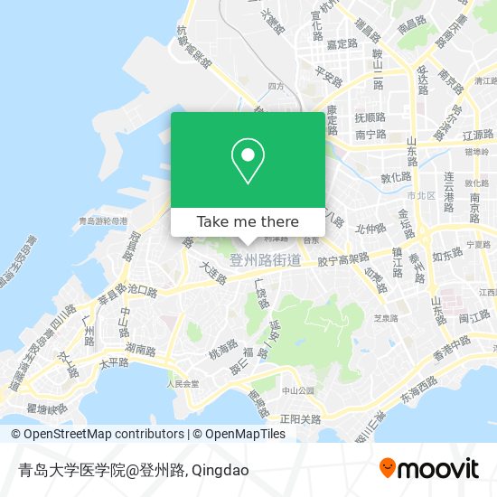 青岛大学医学院@登州路 map
