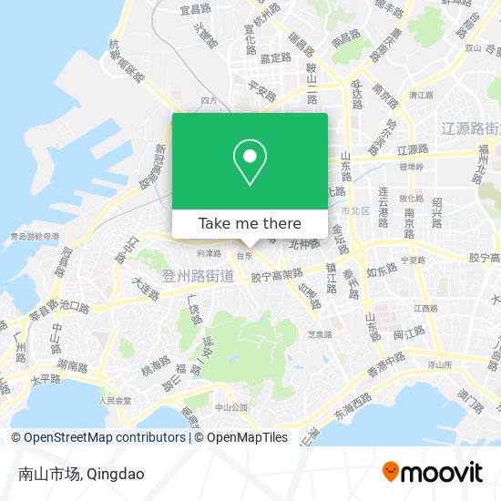 南山市场 map
