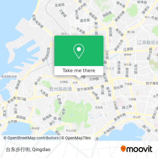 台东步行街 map