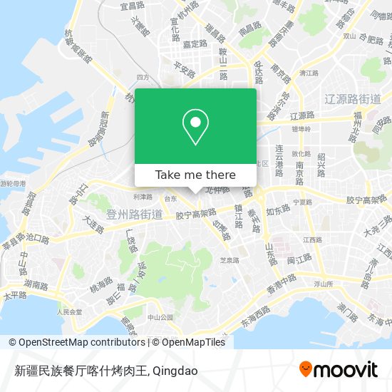 新疆民族餐厅喀什烤肉王 map
