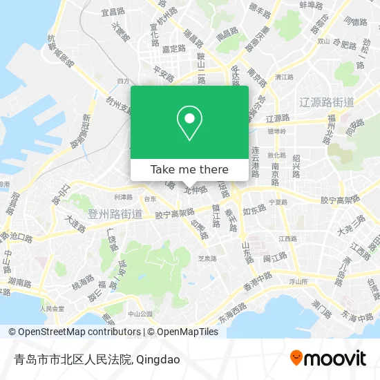 青岛市市北区人民法院 map