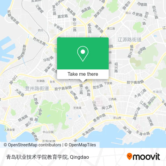 青岛职业技术学院教育学院 map
