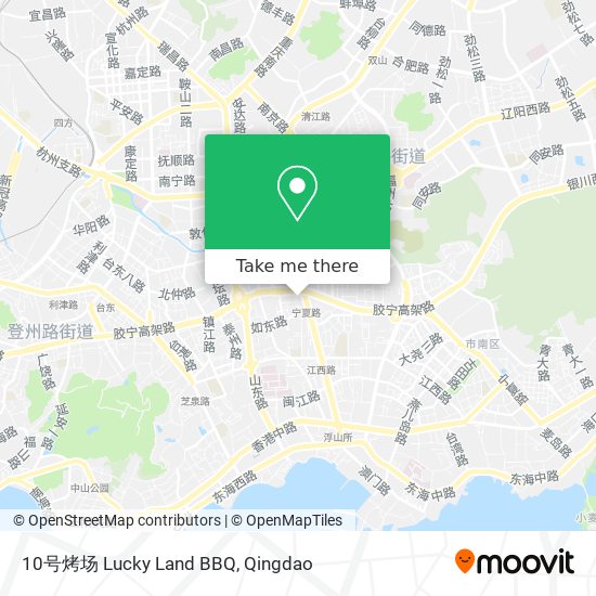 10号烤场 Lucky Land BBQ map