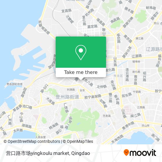 营口路市场yingkoulu market map