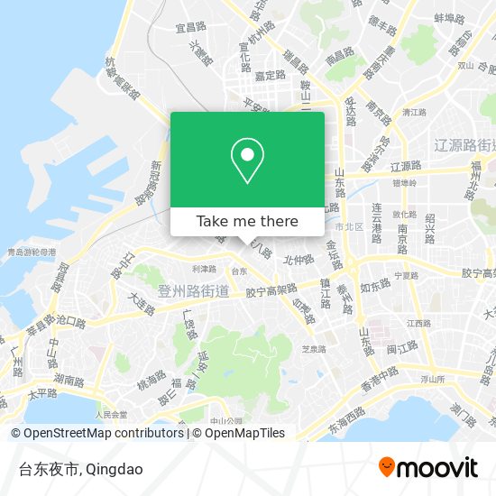 台东夜市 map