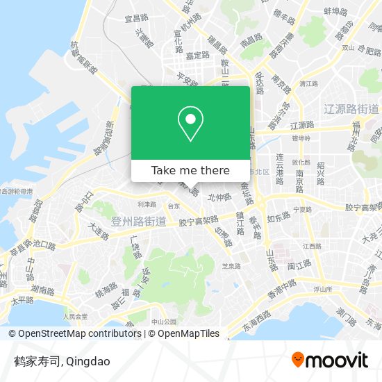 鹤家寿司 map