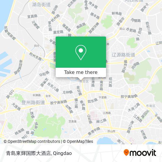 青島東輝国際大酒店 map