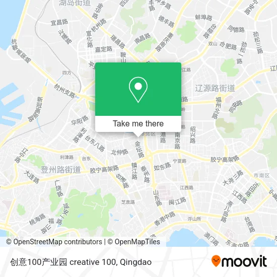 创意100产业园 creative 100 map