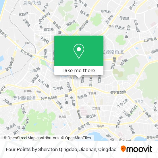 Four Points by Sheraton Qingdao, Jiaonan map