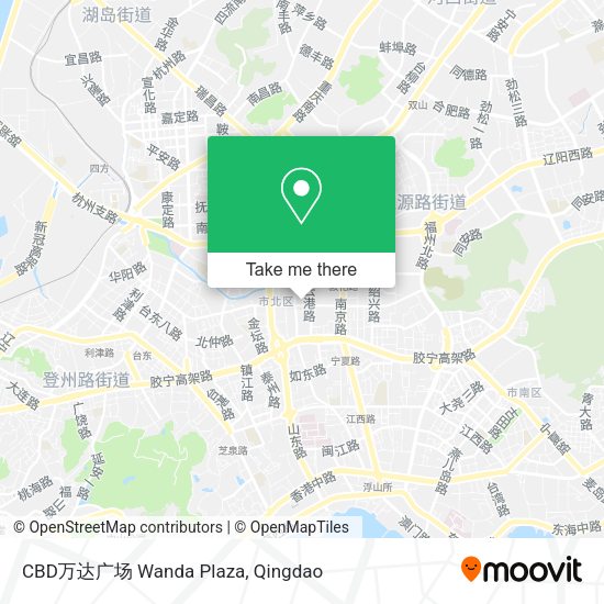 CBD万达广场 Wanda Plaza map