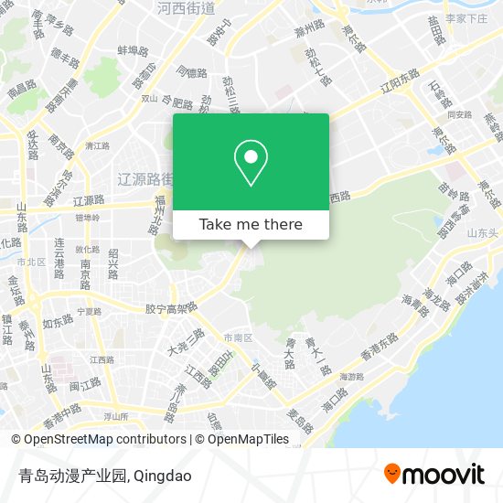 青岛动漫产业园 map