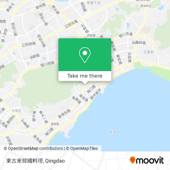 東古來韓國料理 map
