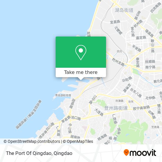 The Port Of Qingdao map