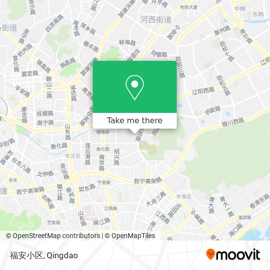 福安小区 map