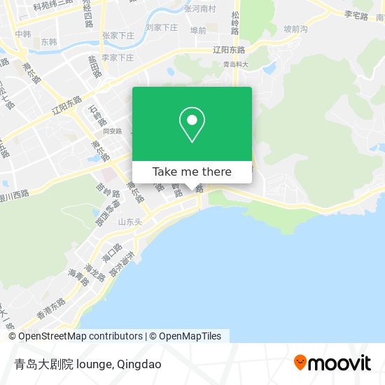 青岛大剧院 lounge map