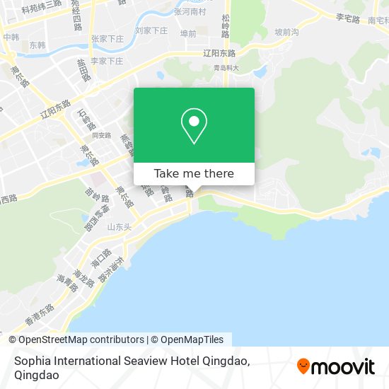 Sophia International Seaview Hotel Qingdao map