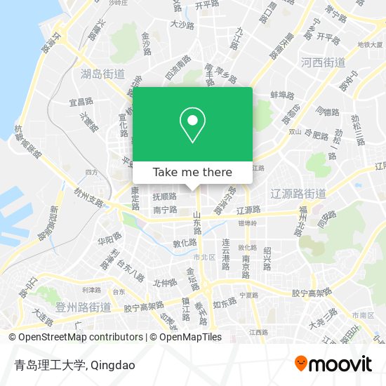 青岛理工大学 map