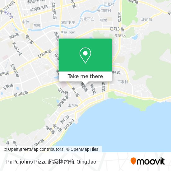 PaPa john's Pizza 超级棒约翰 map