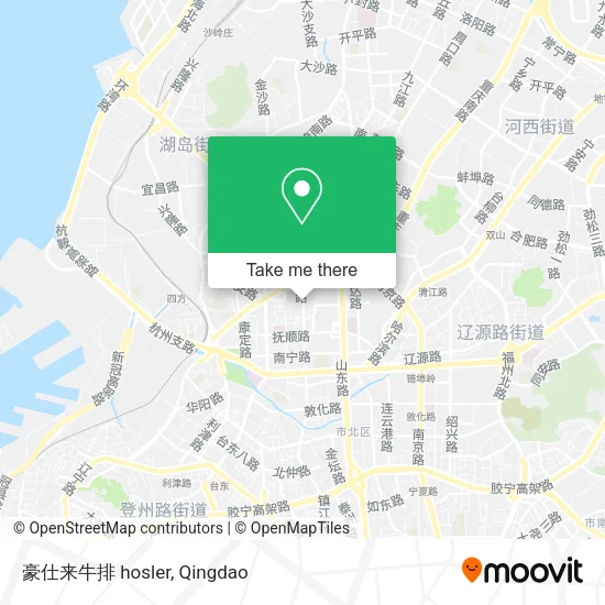豪仕来牛排 hosler map