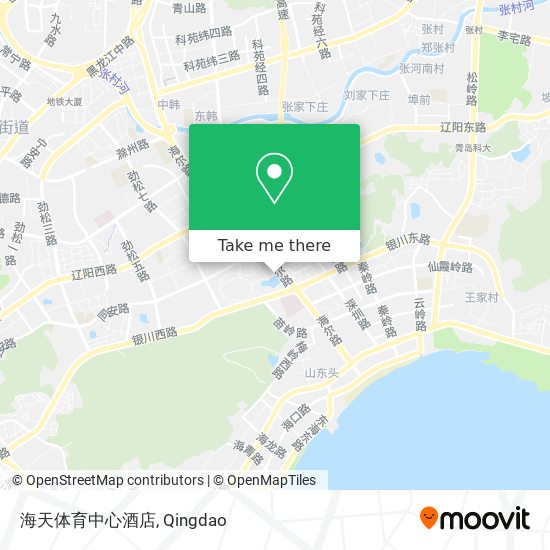 海天体育中心酒店 map