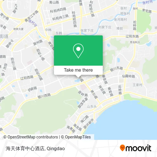 海天体育中心酒店 map
