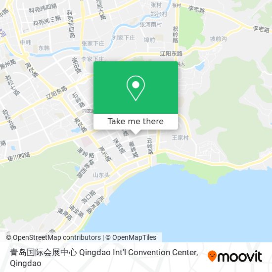 青岛国际会展中心 Qingdao Int'l Convention Center map