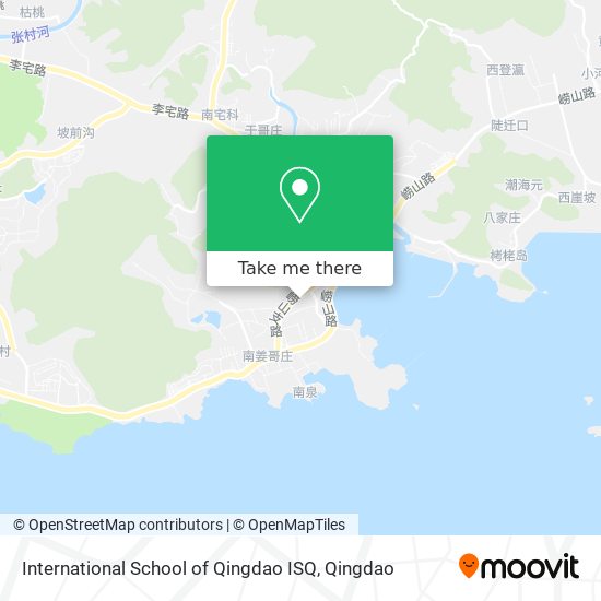 International School of Qingdao ISQ map