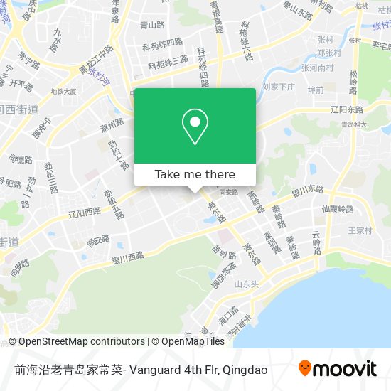前海沿老青岛家常菜- Vanguard 4th Flr map