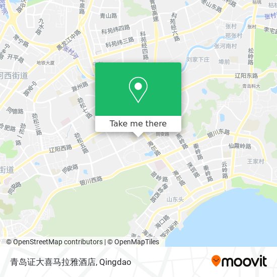 青岛证大喜马拉雅酒店 map