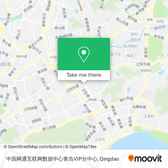 中国网通互联网数据中心青岛VIP分中心 map