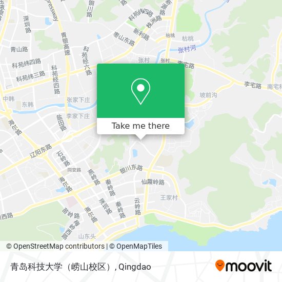 青岛科技大学（崂山校区） map