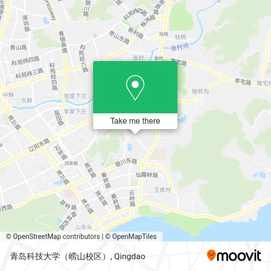 青岛科技大学（崂山校区） map