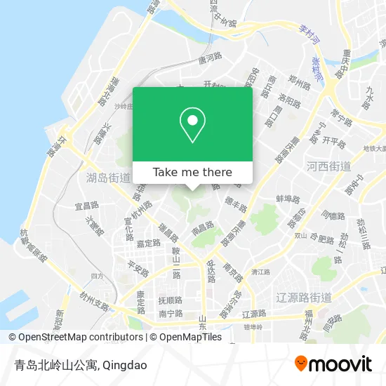 青岛北岭山公寓 map