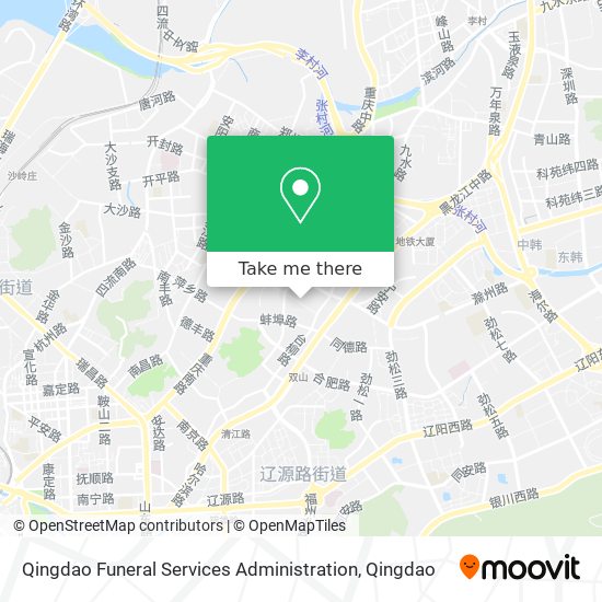 Qingdao Funeral Services Administration map