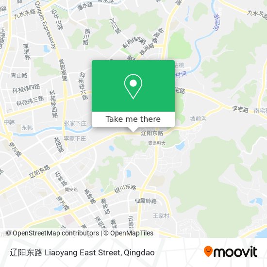 辽阳东路 Liaoyang East Street map