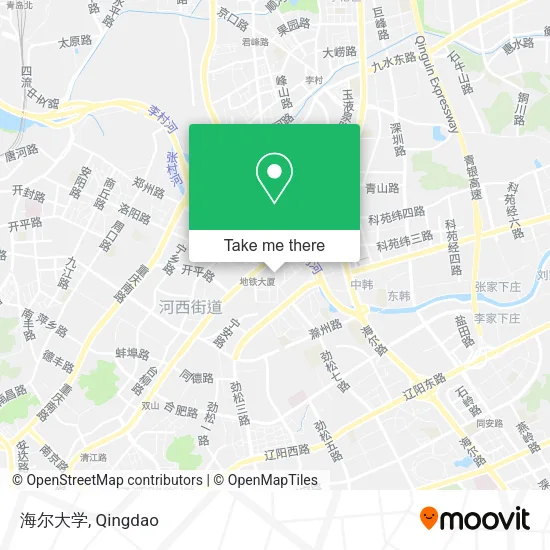 海尔大学 map