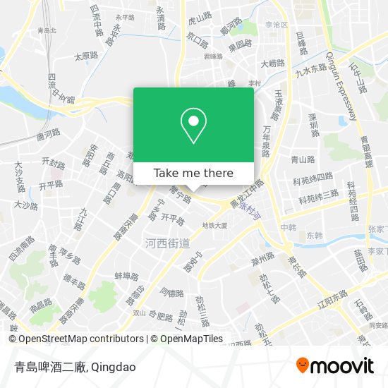 青島啤酒二廠 map