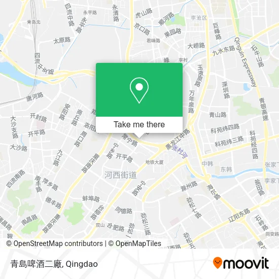 青島啤酒二廠 map