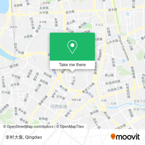 李村大集 map