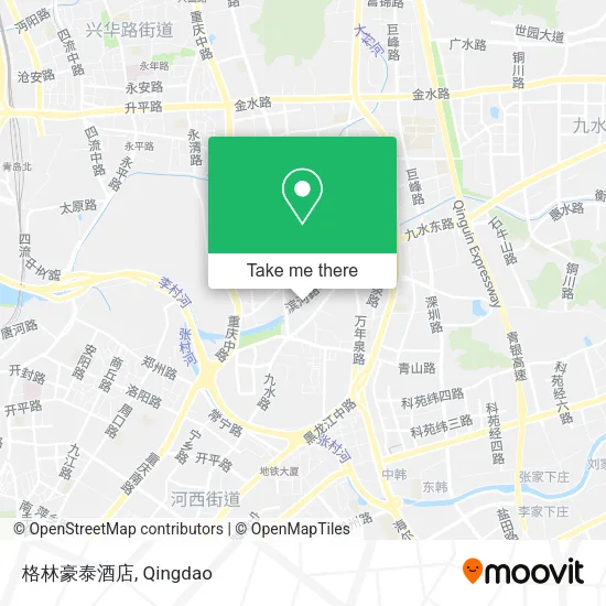 格林豪泰酒店 map